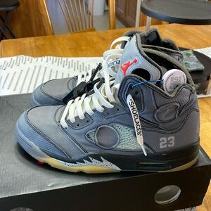 Jordan 5 off white muslin